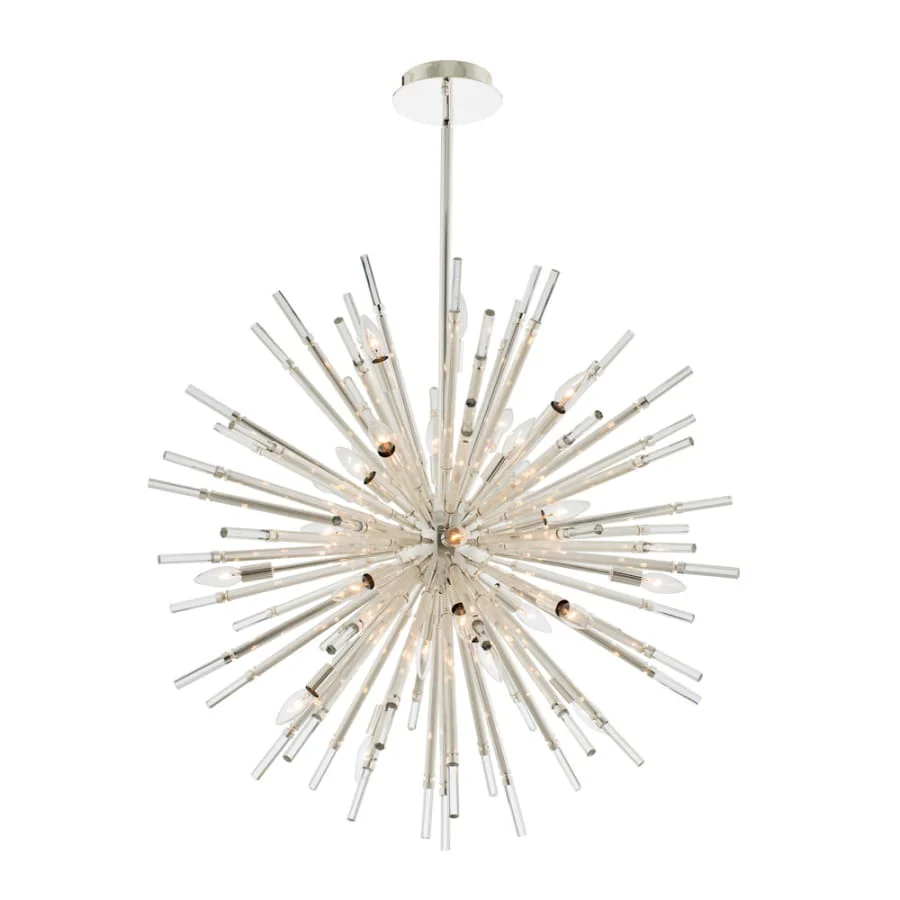 Allegri Sprazzo 28 Light 36" Wide Crystal Sputnik Chandelier - Image 2
