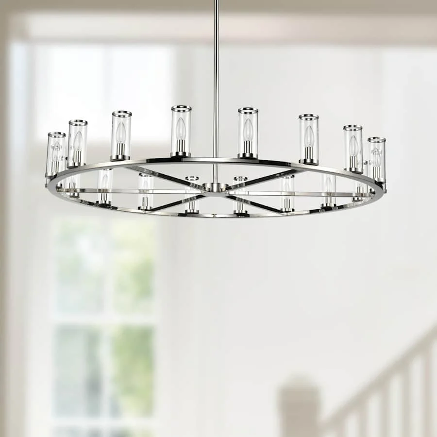 Alora Lighting Revolve 18 Light 47" Wide Taper Candle Chandelier - Image 3
