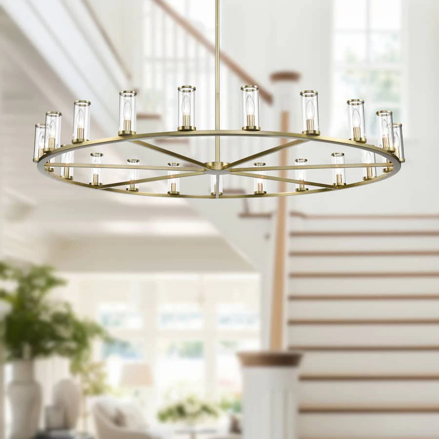 Alora Lighting Revolve 21 Light 60" Wide Taper Candle Chandelier - Image 2