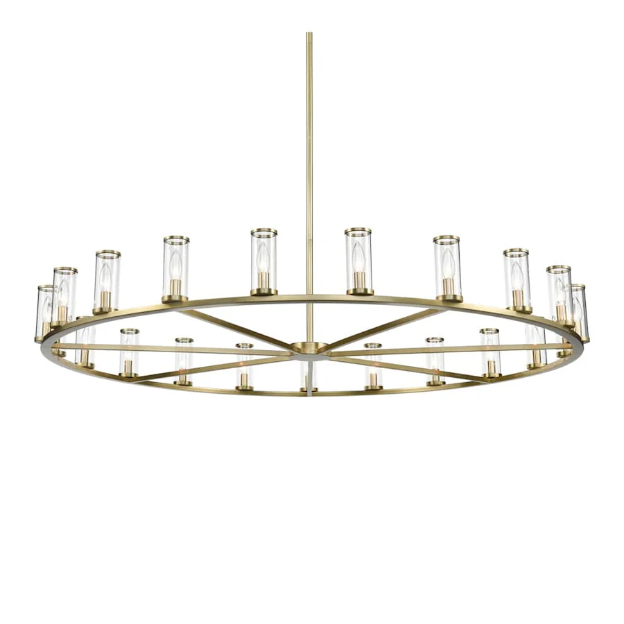 Alora Lighting Revolve 21 Light 60" Wide Taper Candle Chandelier - Image 1