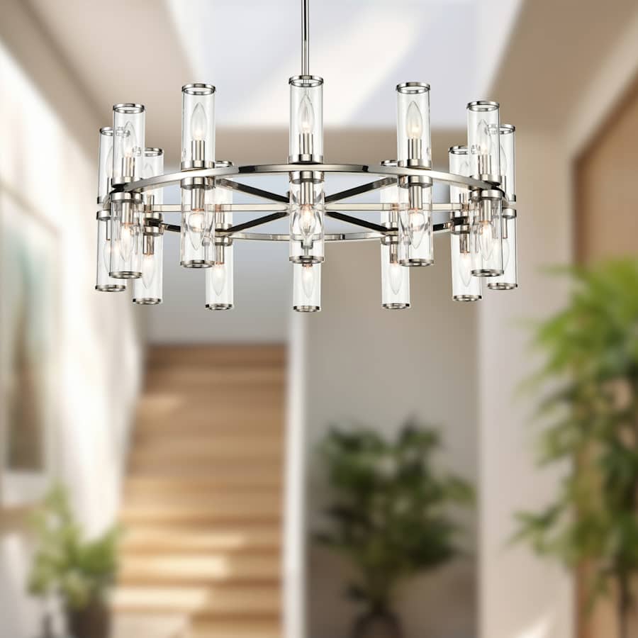 Alora Lighting Revolve 24 Light 32" Wide Taper Candle Chandelier - Image 3