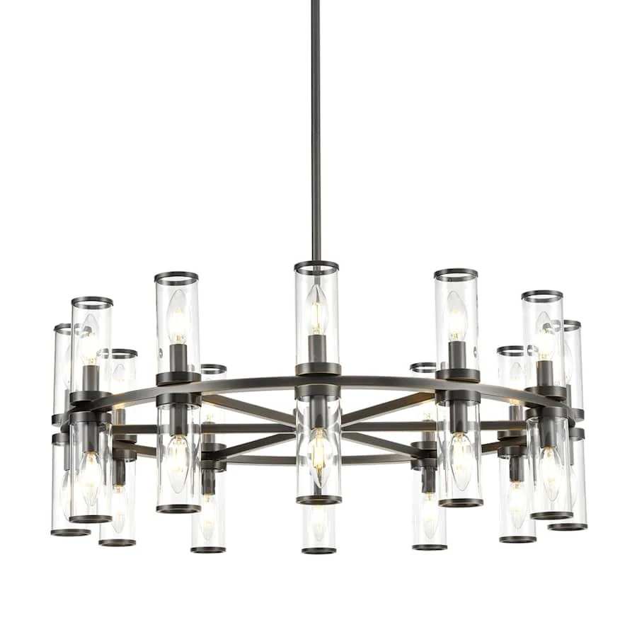 Alora Lighting Revolve 24 Light 32" Wide Taper Candle Chandelier - Image 1