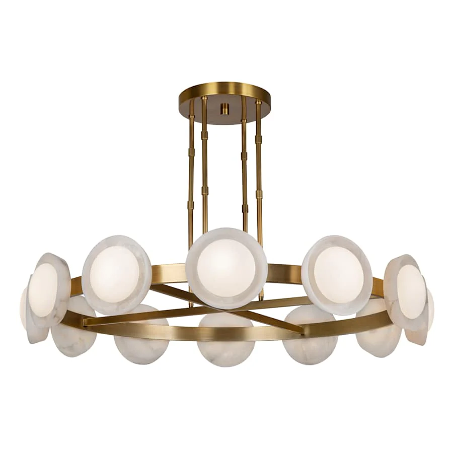 Alora Lighting Alonso 51" Wide LED Ring Chandelier - Image 1
