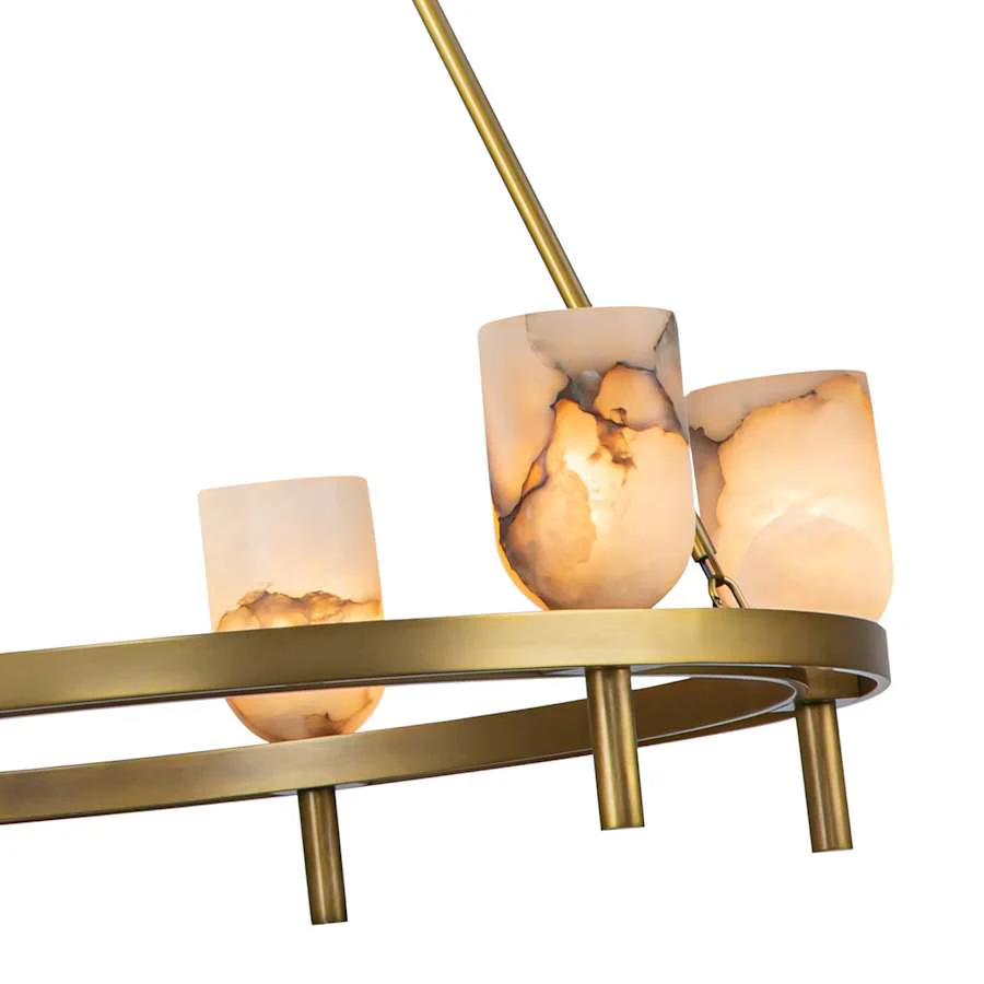 Alora Lighting Lucian 6 Light 32" Wide Ring Chandelier - Image 3