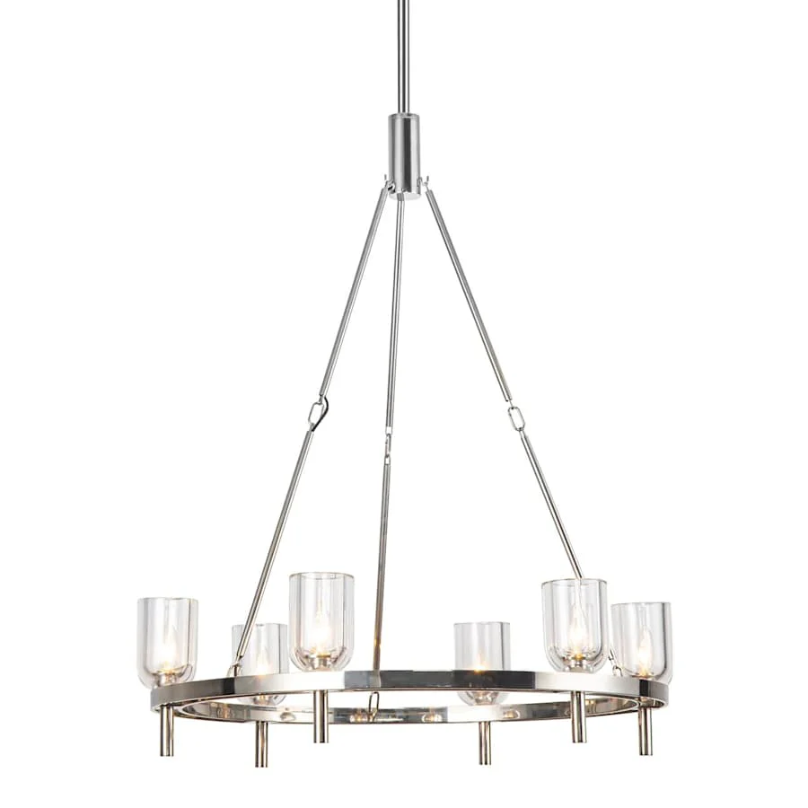 Alora Lighting Lucian 6 Light 32" Wide Ring Chandelier - Image 1