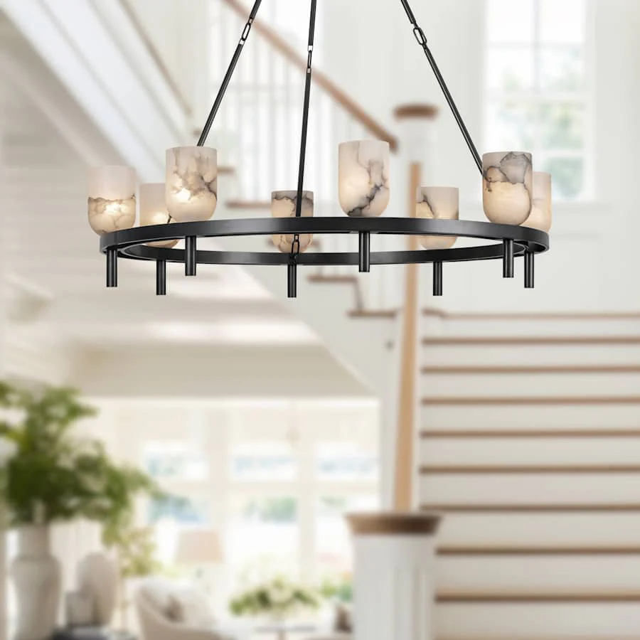 Alora Lighting Lucian 8 Light 37" Wide Ring Chandelier - Image 3