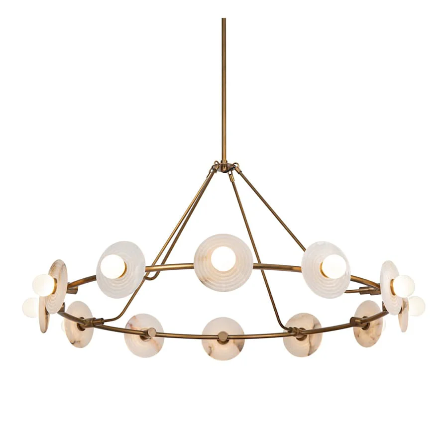 Alora Lighting Dahlia 47" Wide LED Ring Chandelier - Image 1
