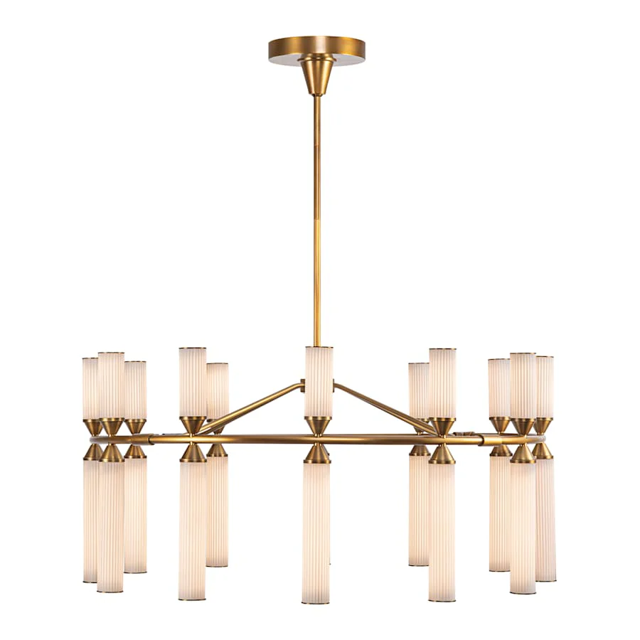 Alora Lighting Edwin 38" Wide LED Ring Chandelier - Image 3