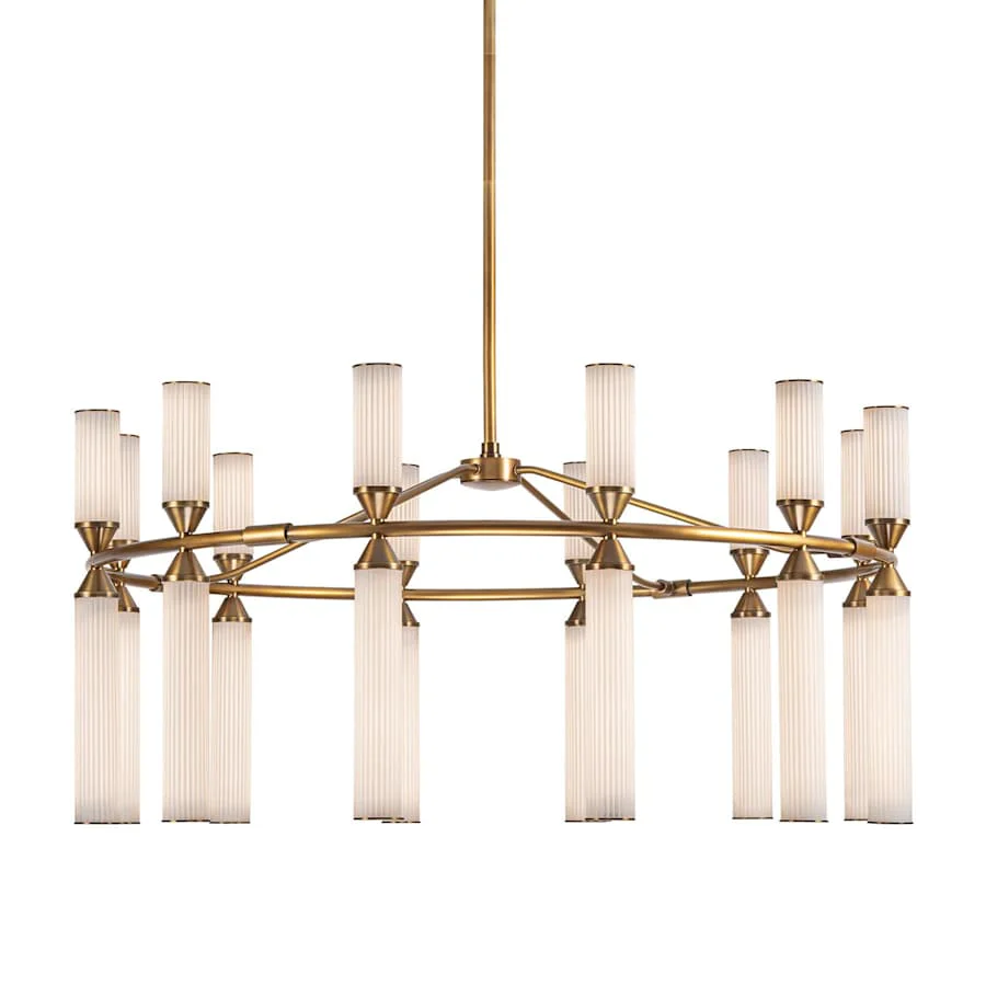 Alora Lighting Edwin 38" Wide LED Ring Chandelier - Image 1
