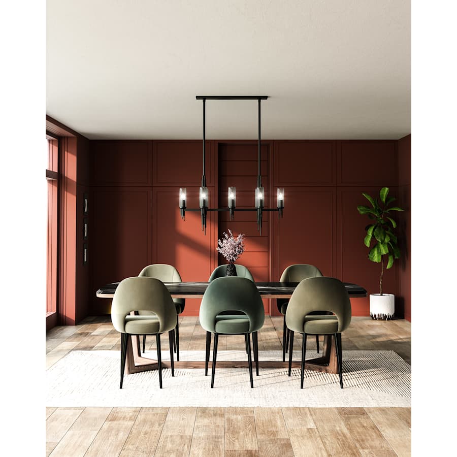 Alora Lighting Torres 38" Wide Linear Chandelier - Image 3