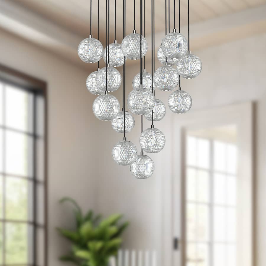 Alora Lighting Marni 21" Wide LED Multi Light Pendant - Image 3