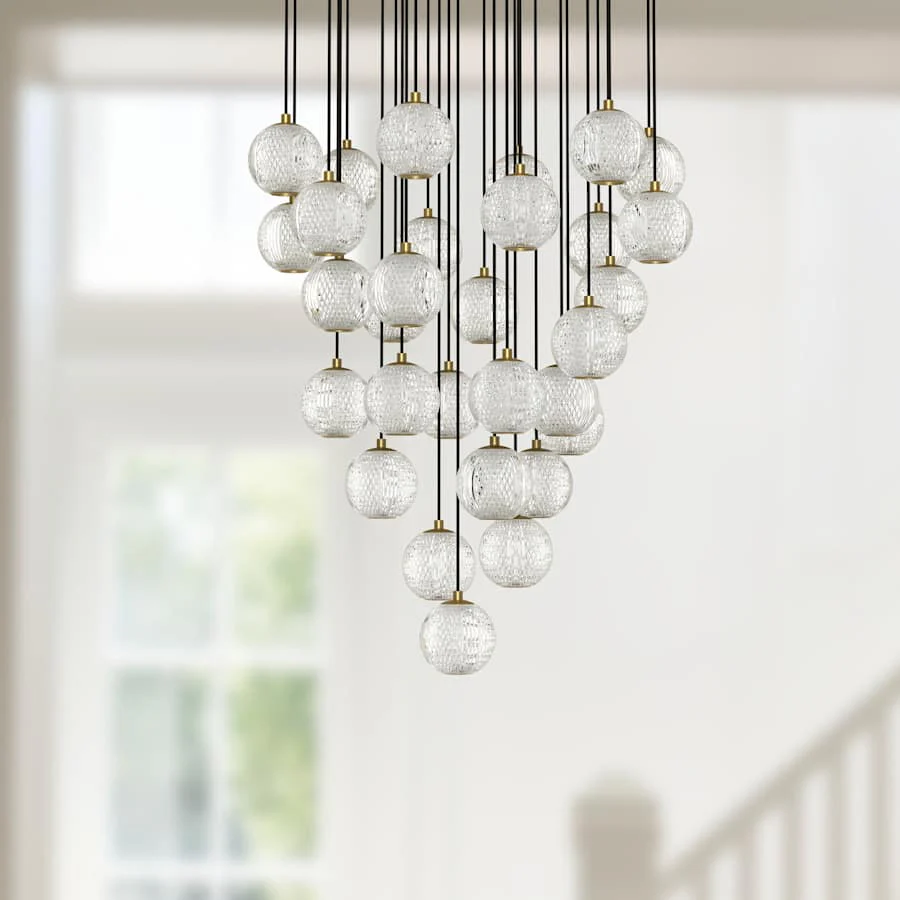 Alora Lighting Marni 36" Wide Waterfall Chandelier - Image 2