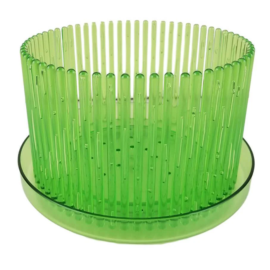7″ Apple Green Big Top Carousel Orchid Pot and Saucer