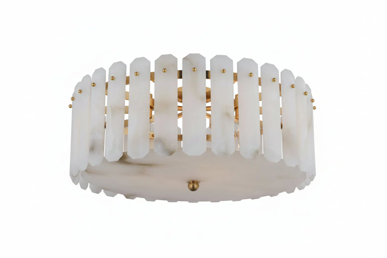 Alabaster Downtor Large Chandelier 25″D