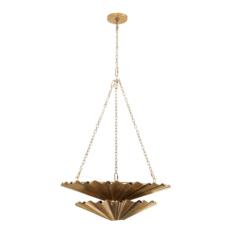 Arteriors Katya 9 Light 28" Wide Chandelier - Image 1