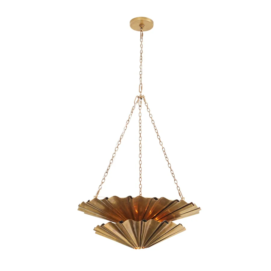 Arteriors Katya 9 Light 28" Wide Chandelier - Image 3