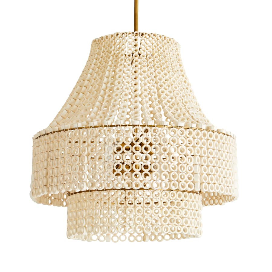 Arteriors Hannie 8 Light 29" Wide Beaded Chandelier - Image 1