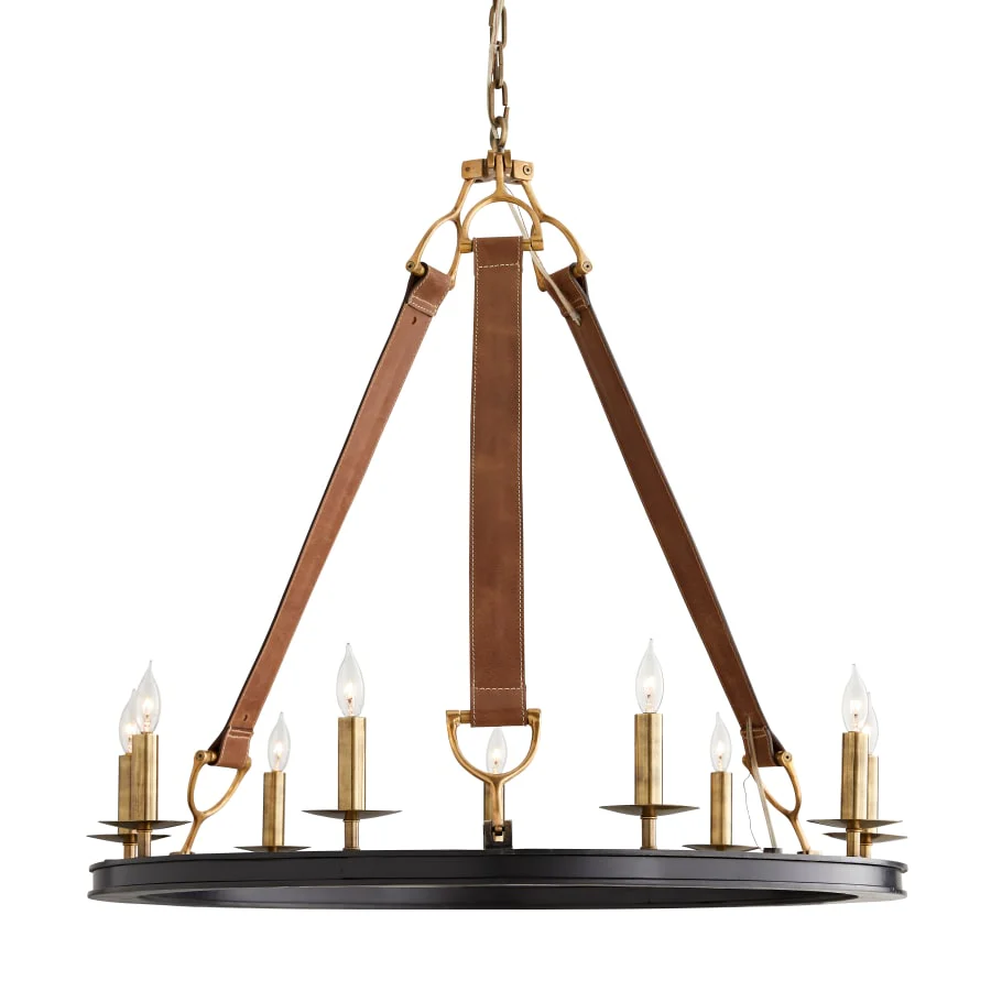 Arteriors Chaney 9 Light 33" Wide Ring Chandelier - Image 2
