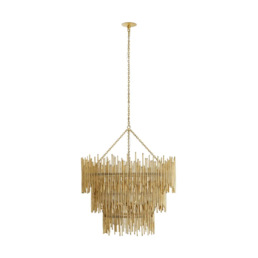 Arteriors Prescott 12 Light 35" Wide Chandelier - Image 3