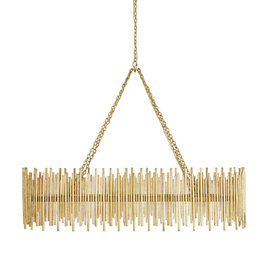 Arteriors Prescott 10 Light 45" Wide Linear Chandelier - Image 1