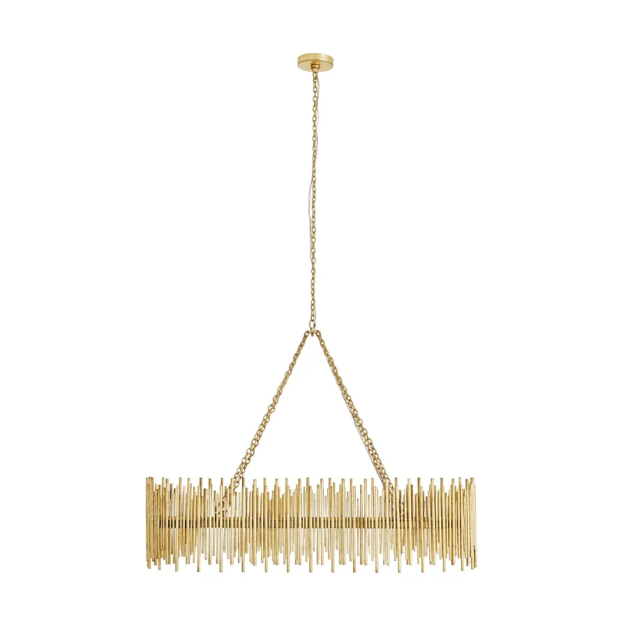 Arteriors Prescott 10 Light 45" Wide Linear Chandelier - Image 3