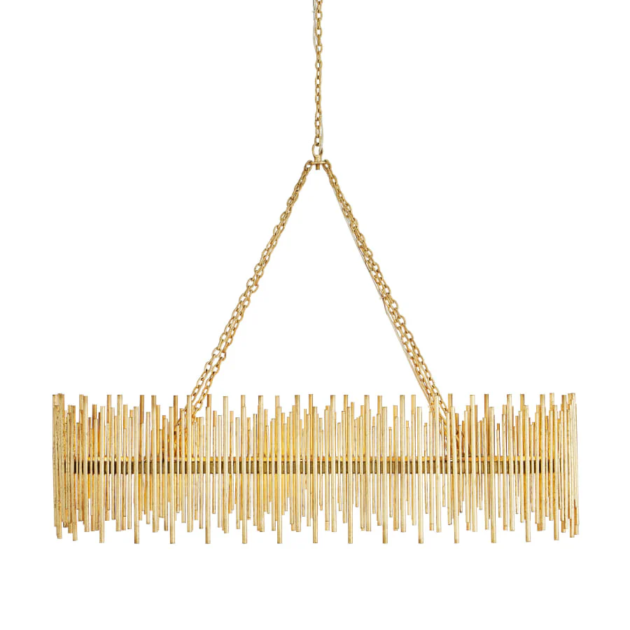 Arteriors Prescott 10 Light 45" Wide Linear Chandelier - Image 2