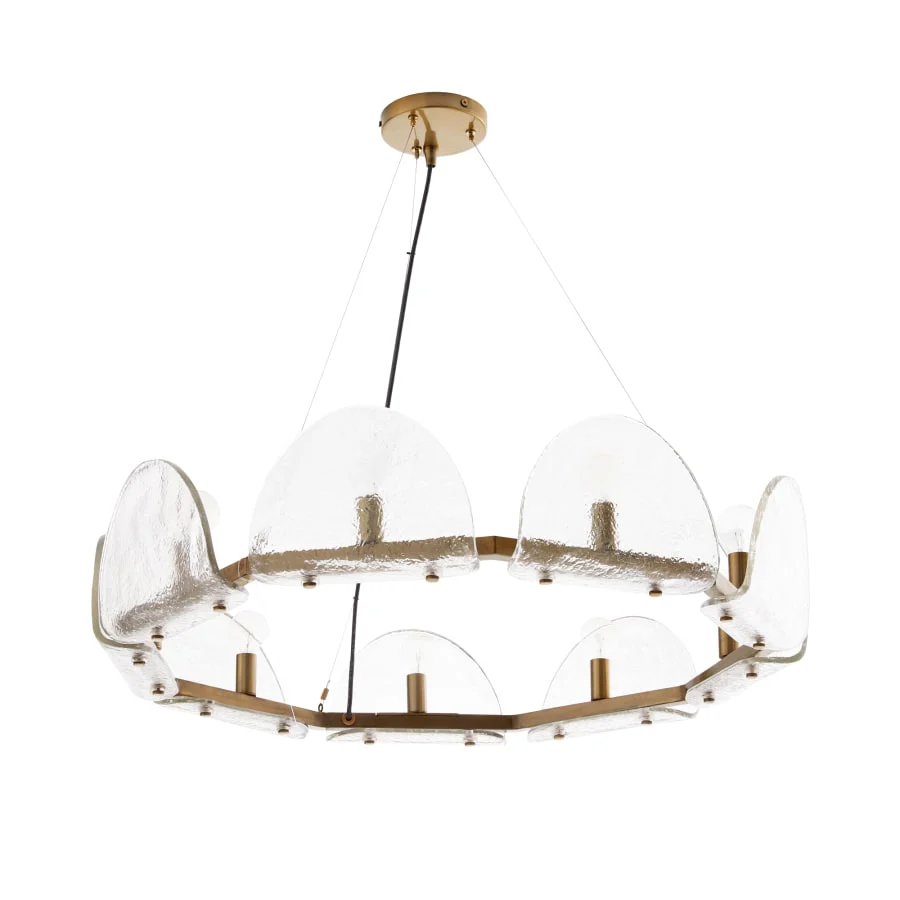 Arteriors Mendez 9 Light 29" Wide Ring Chandelier - Image 3
