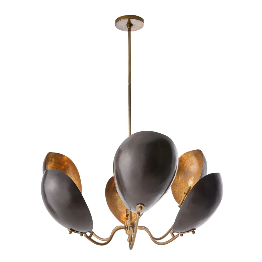Arteriors Savo 6 Light 38" Wide Commercial Chandelier - Image 3