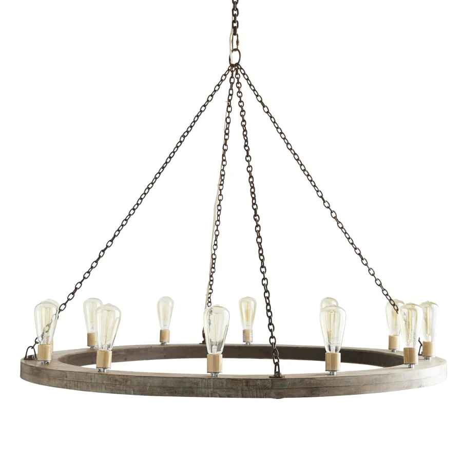 Arteriors Geoffrey 12 Light 48" Wide Ring Chandelier - Image 1