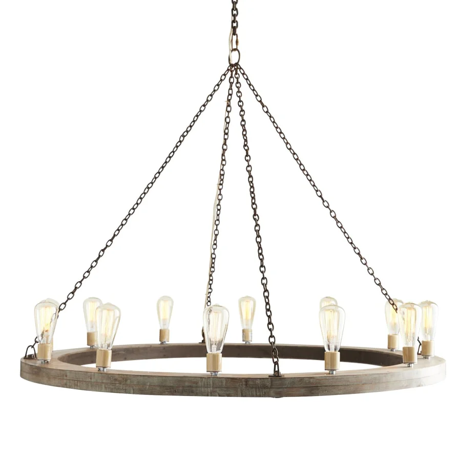 Arteriors Geoffrey 12 Light 48" Wide Ring Chandelier - Image 2