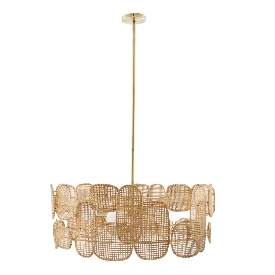 Arteriors Ronaldo 6 Light 30" Wide Commercial Drum Chandelier - Image 2
