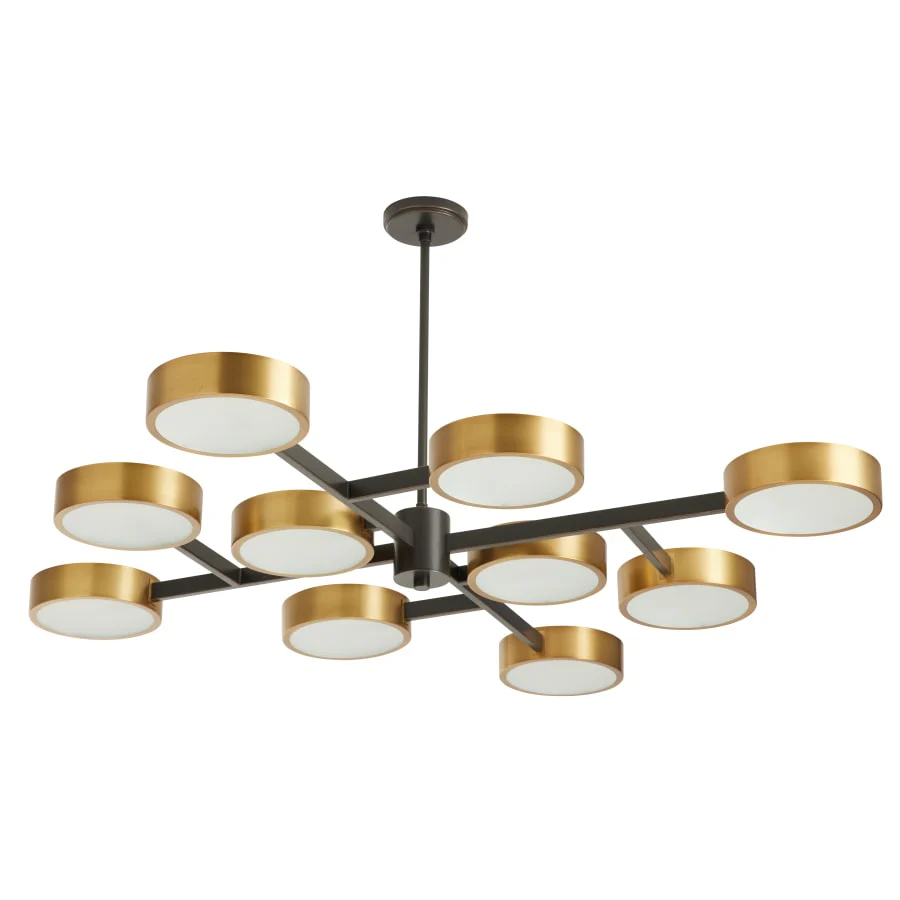 Arteriors Linus 10 Light 55" Wide Chandelier - Image 3