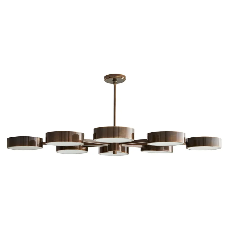 Arteriors Linus Starburst 8 Light 52" Wide Chandelier - Image 1