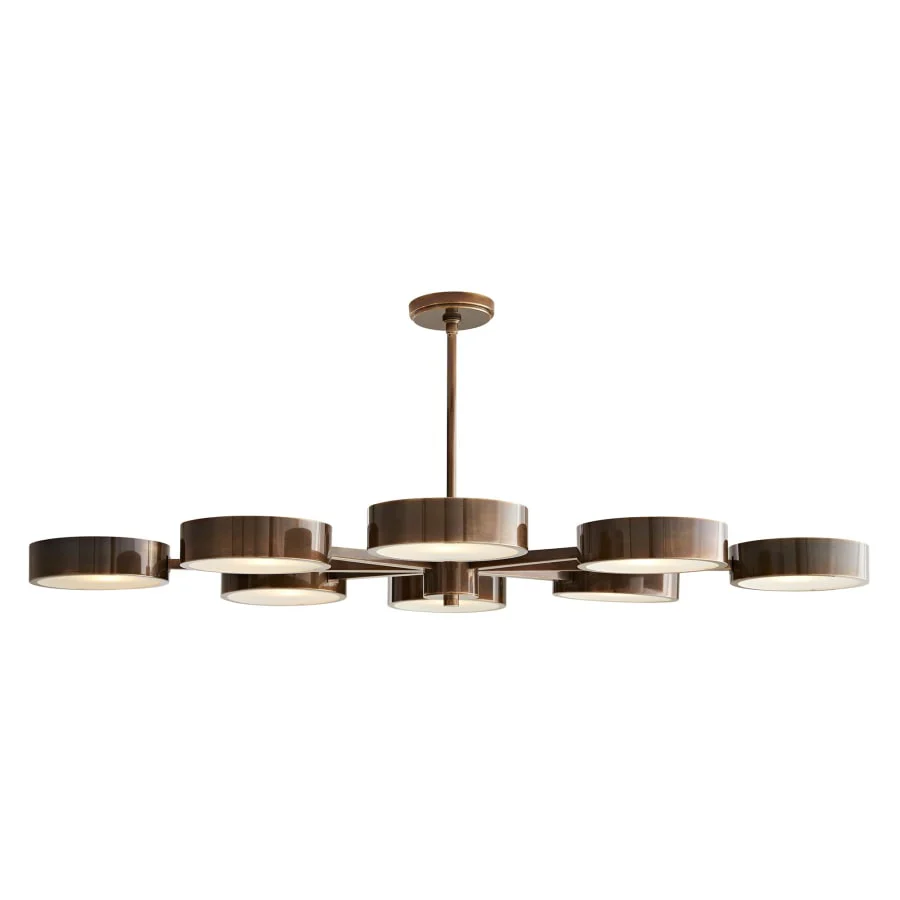 Arteriors Linus Starburst 8 Light 52" Wide Chandelier - Image 2