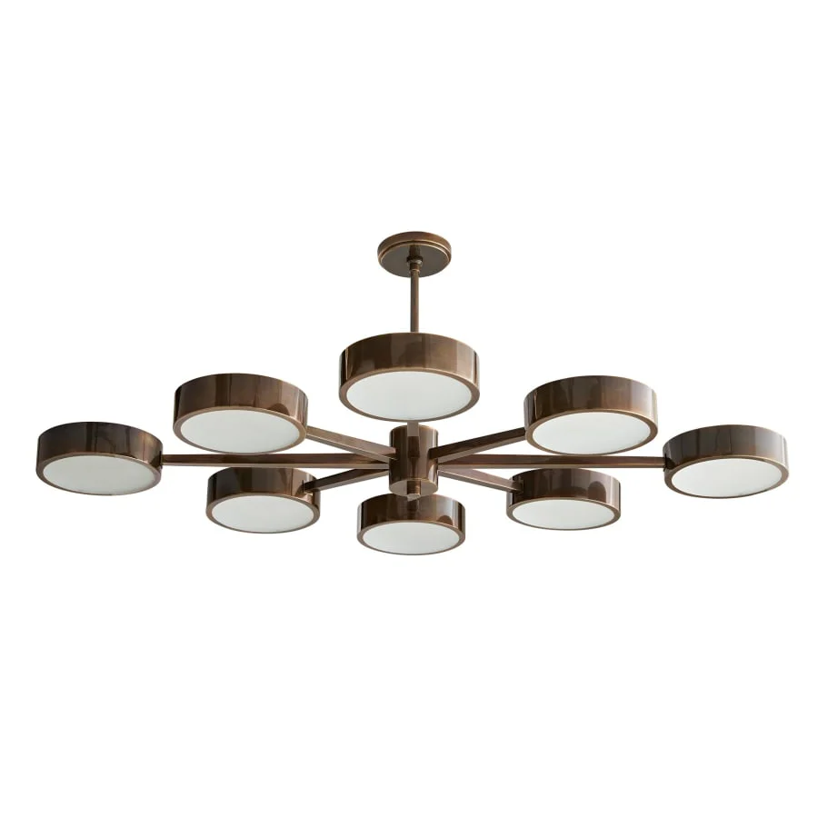 Arteriors Linus Starburst 8 Light 52" Wide Chandelier - Image 3