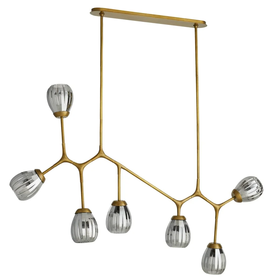 Arteriors Smyth 7 Light 66" Wide Linear Chandelier - Image 1