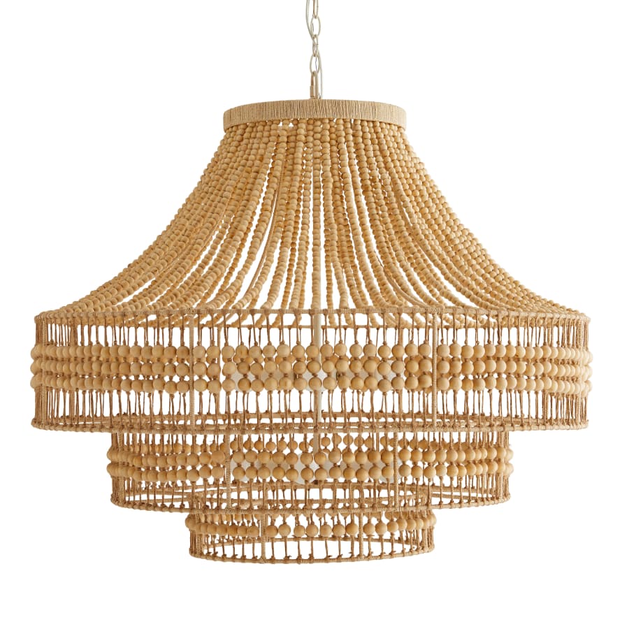 Arteriors Tulane 8 Light 35" Wide Beaded Chandelier - Image 1