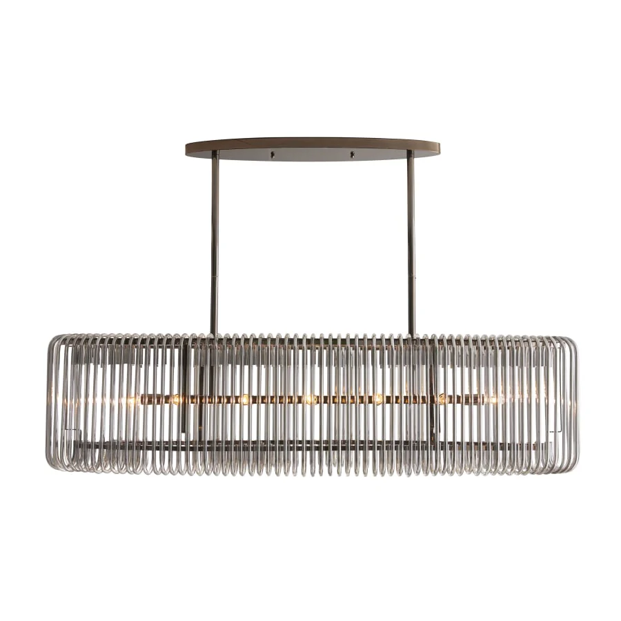 Arteriors Chandler 12 Light 51" Wide Linear Chandelier - Image 2