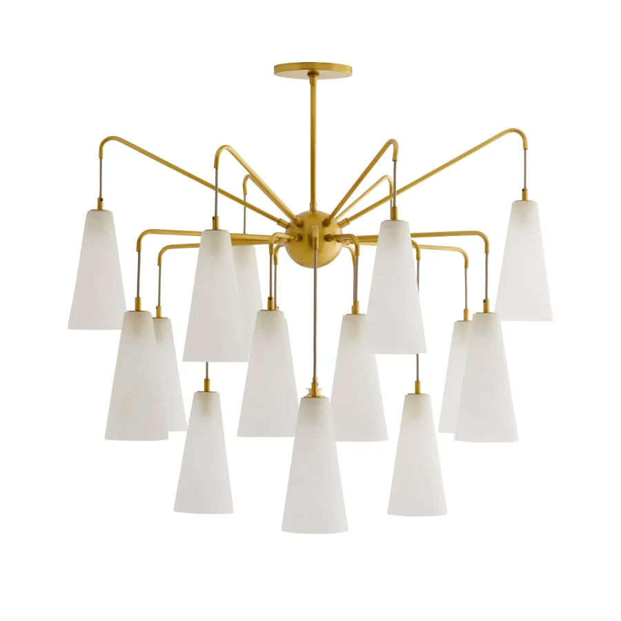 Arteriors Mika 18 Light 41" Wide Chandelier - Image 1