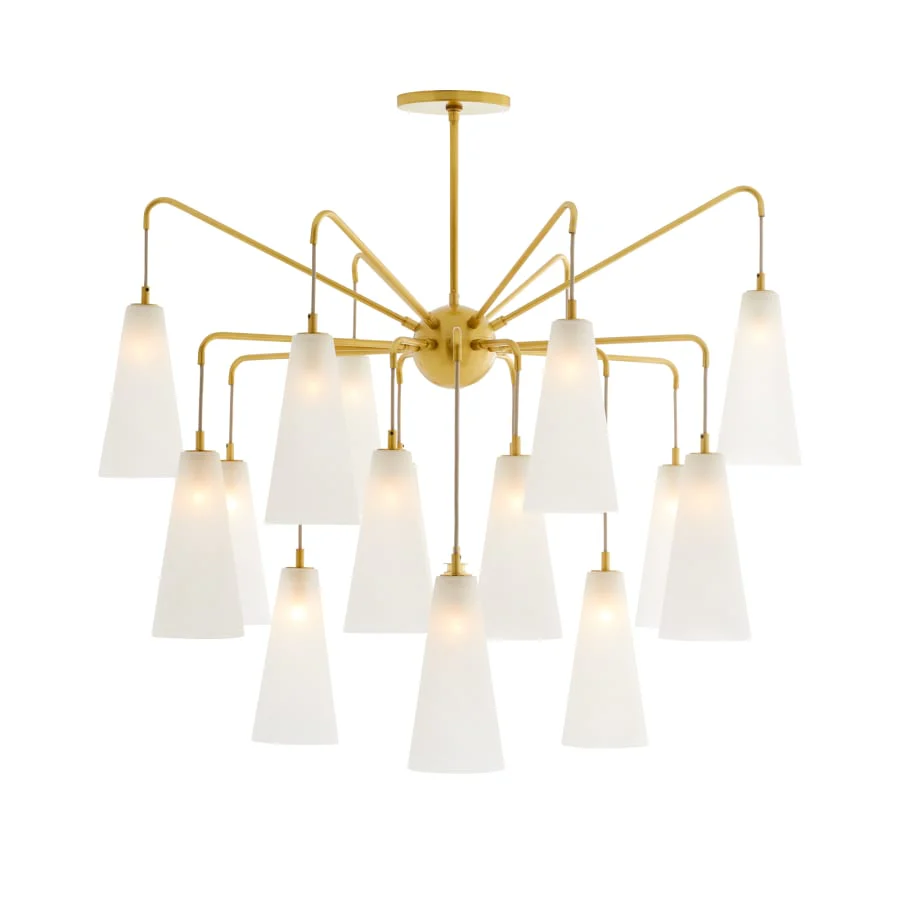 Arteriors Mika 18 Light 41" Wide Chandelier - Image 2