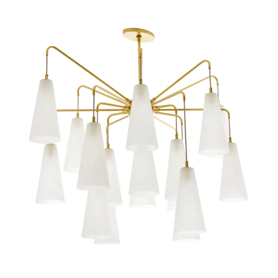 Arteriors Mika 18 Light 41" Wide Chandelier - Image 3