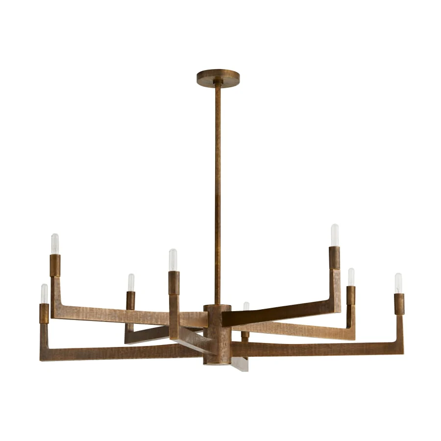 Arteriors Griff 8 Light 39" Wide Chandelier - Image 1