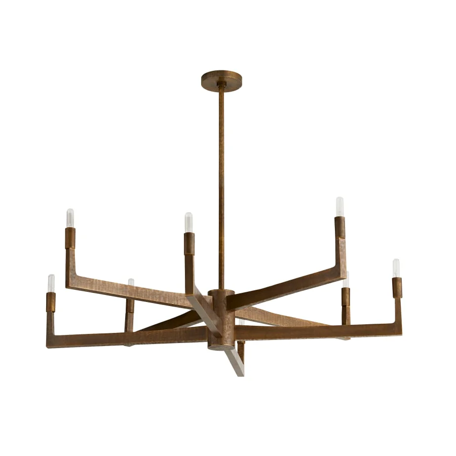 Arteriors Griff 8 Light 39" Wide Chandelier - Image 3