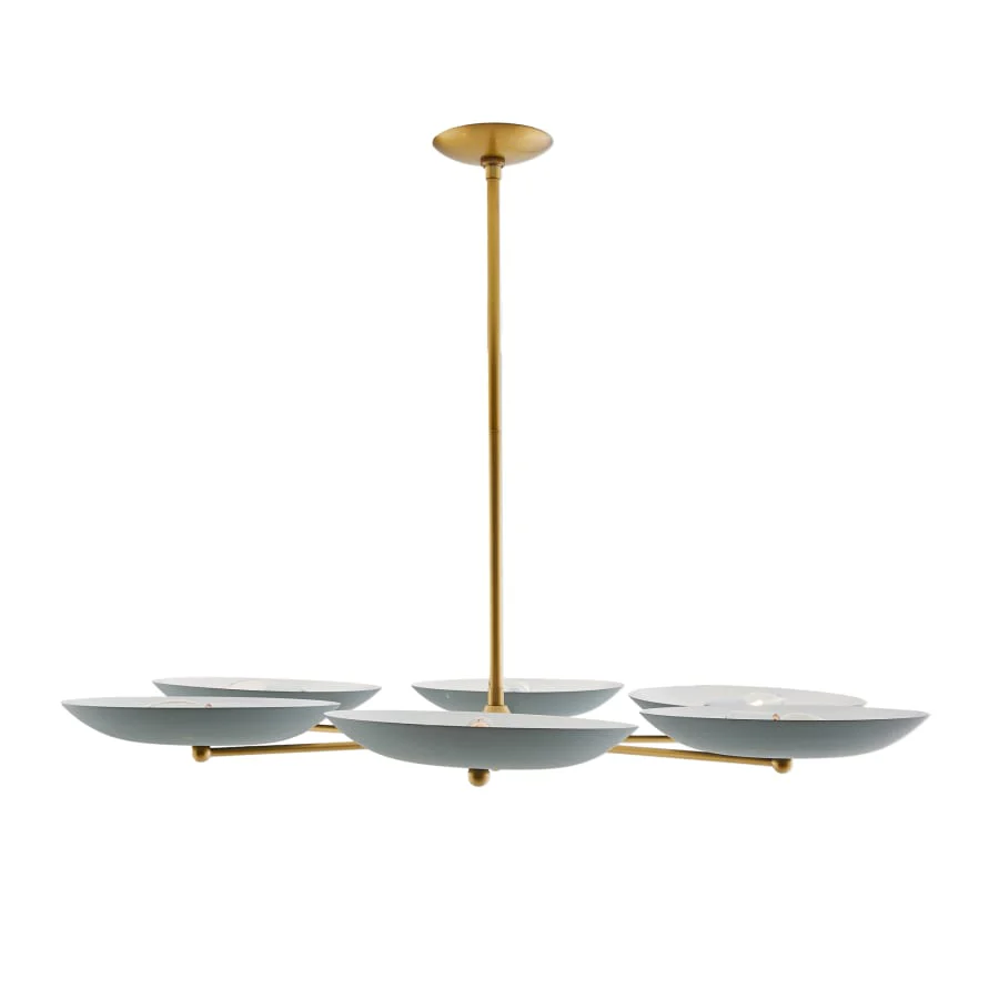 Arteriors Griffith 6 Light 40" Wide Commercial Chandelier - Image 1