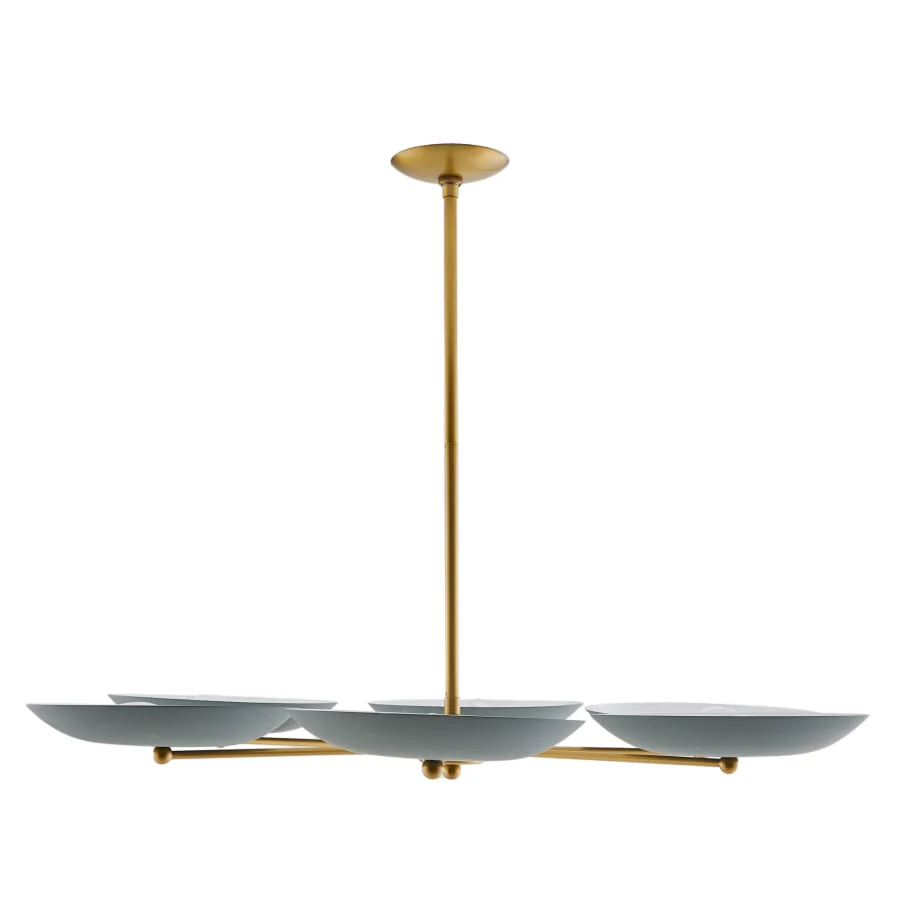 Arteriors Griffith 6 Light 40" Wide Commercial Chandelier - Image 3