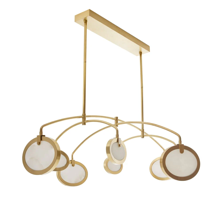 Arteriors Rosabel 56" Wide LED Commercial Abstract Chandelier - Image 3