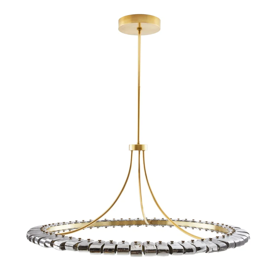 Arteriors Santorini 44" Wide LED Commercial Ring Chandelier - Image 2