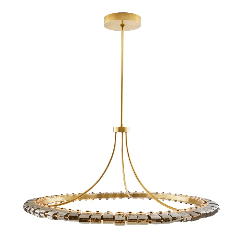 Arteriors Santorini 44" Wide LED Commercial Ring Chandelier - Image 3