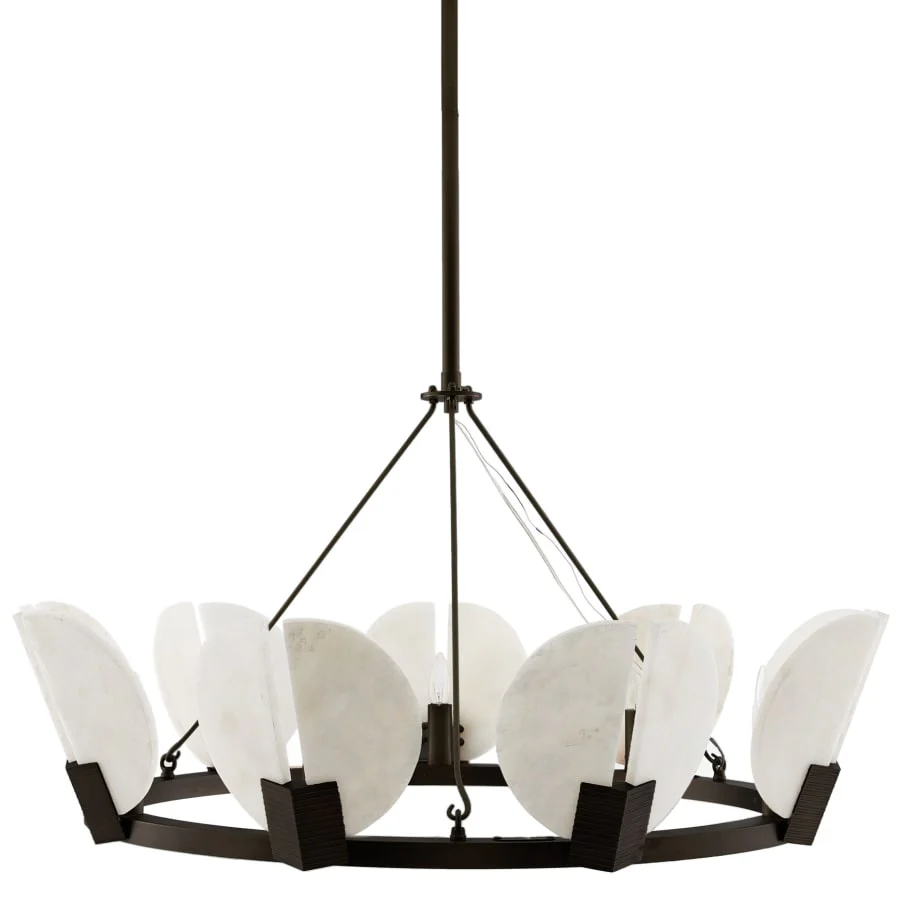 Arteriors Sierra 9 Light 40" Wide Commercial Ring Chandelier - English Bronze - Image 1