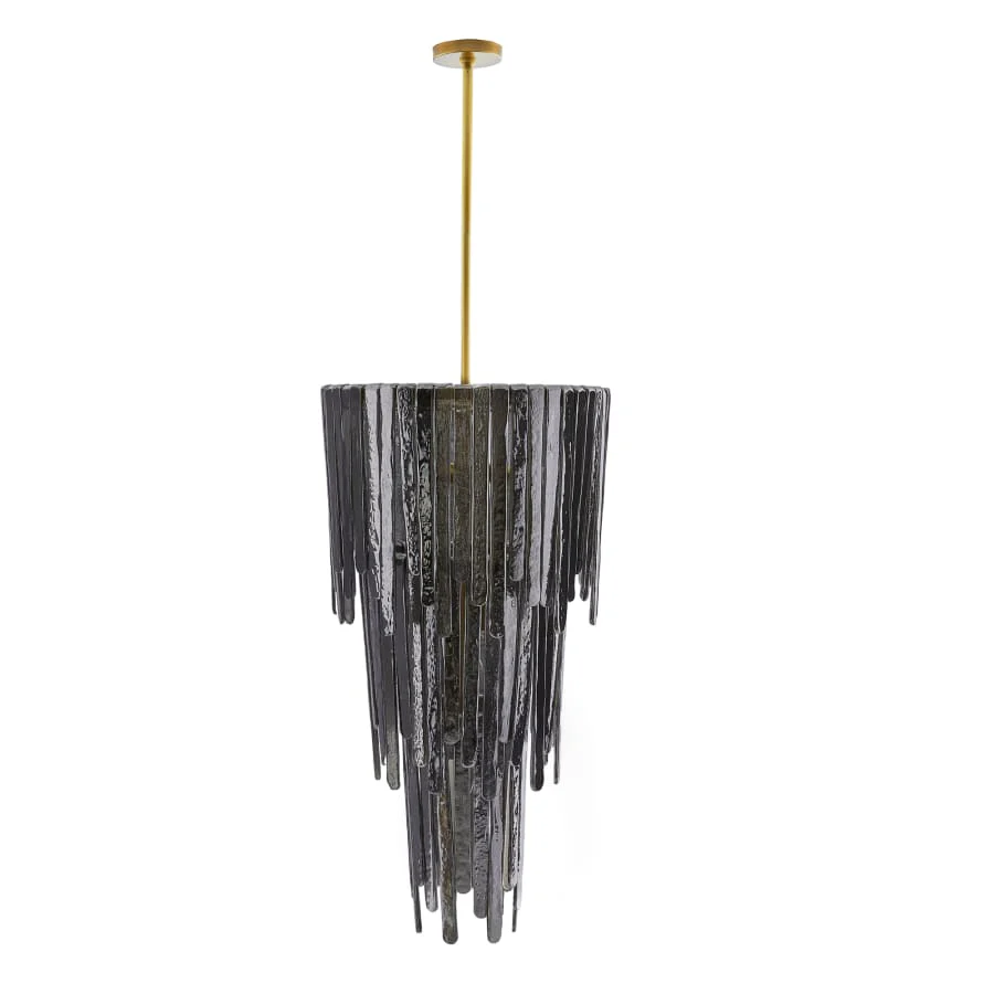 Arteriors Raine 7 Light 21" Wide Commercial Waterfall Chandelier - Image 2